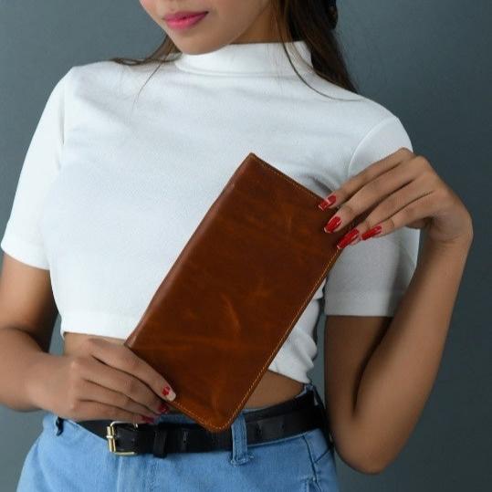 Women's Wallet- Tan Brown