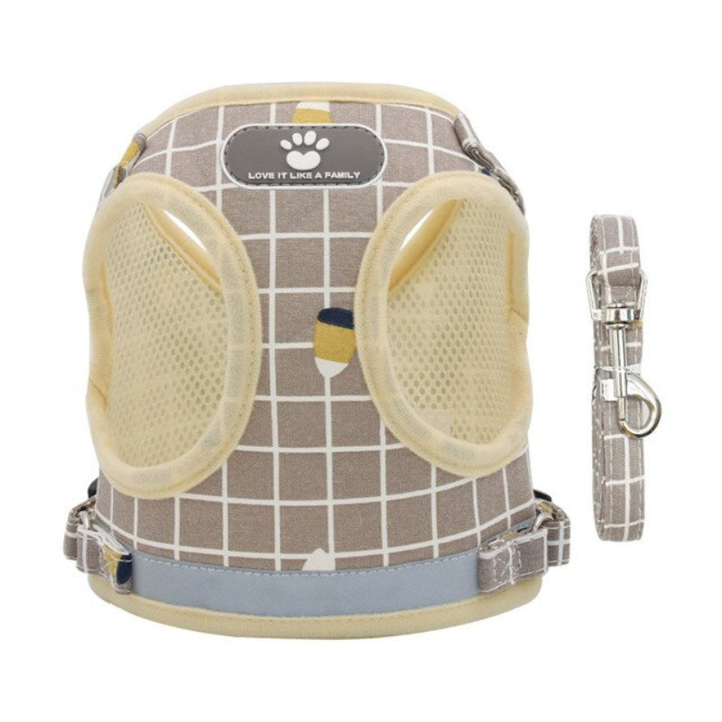 Fashion Plaid Cat Harnesses