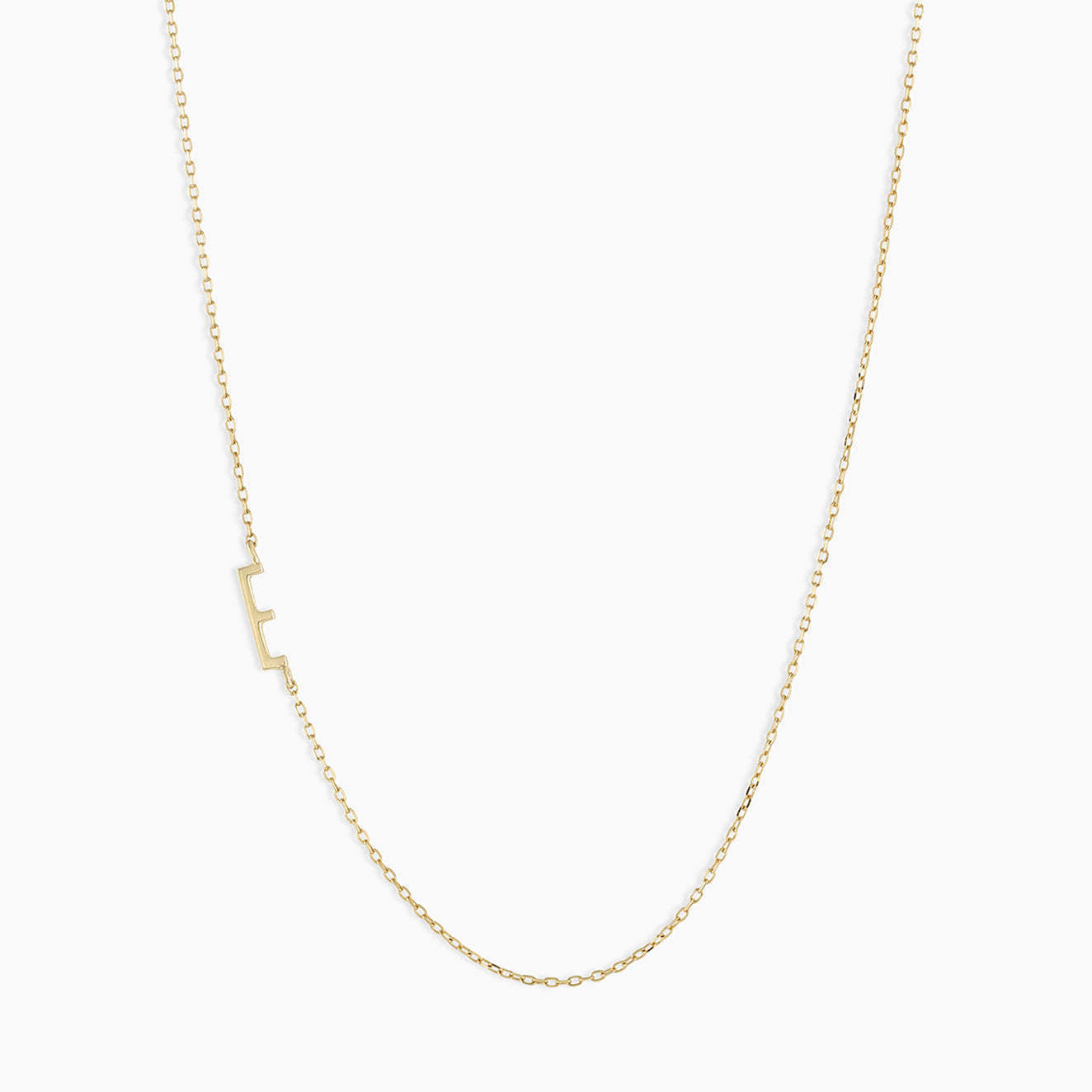 Minimalist Letter Geometric Titanium Steel Electroplating Necklaces