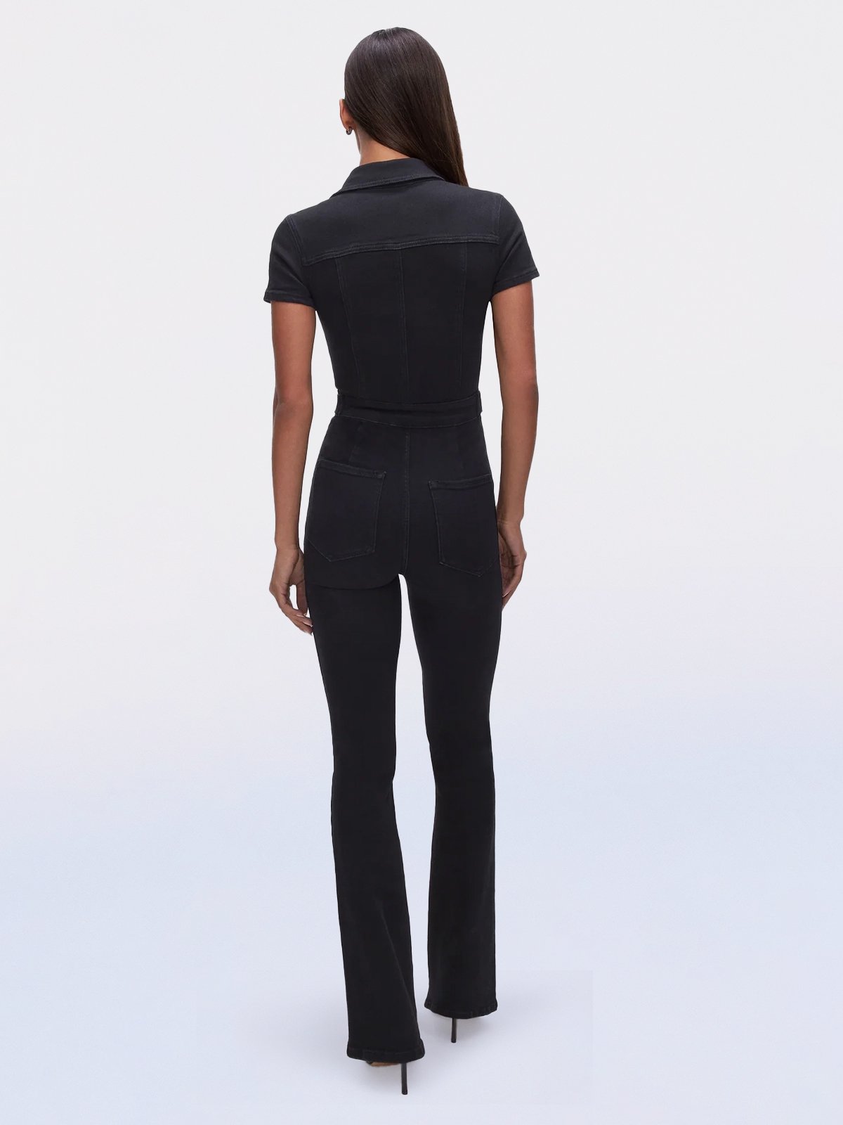 48% OFF Skinny Bootcut Denim Jumpsuit(Buy 2 Free Shipping)