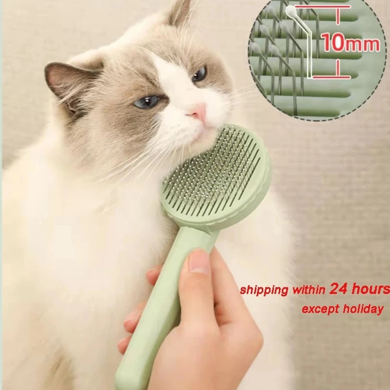 Self-Cleaning Pet Brush