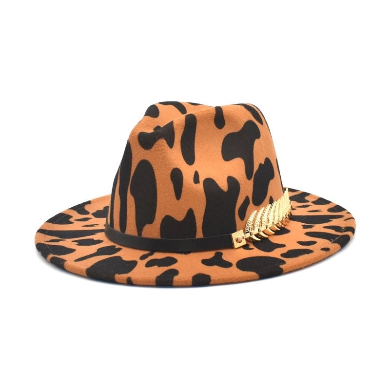 Hot Selling Big Rim Jazz Hat Women's New Dairy Wool Hat Men's Autumn And Winter Warm Fedora Hat