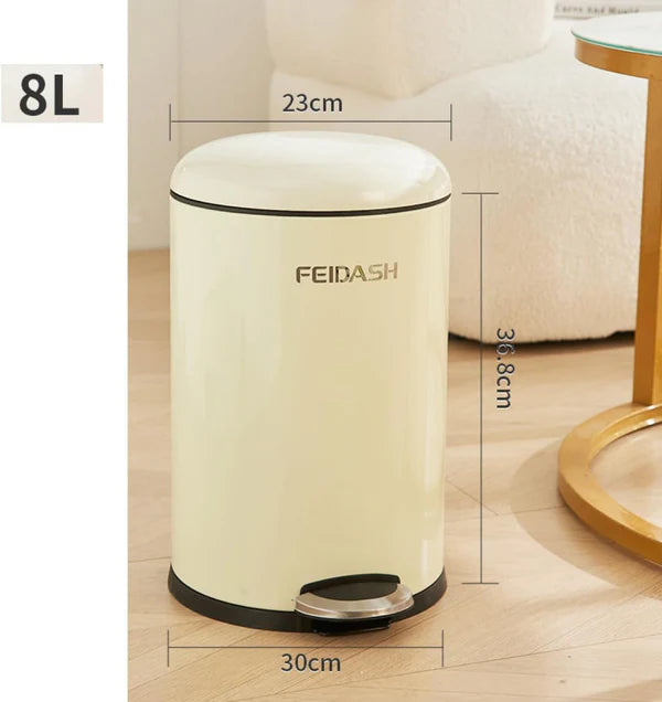 New Luxury Trash Can With Foot Pedal & Lid