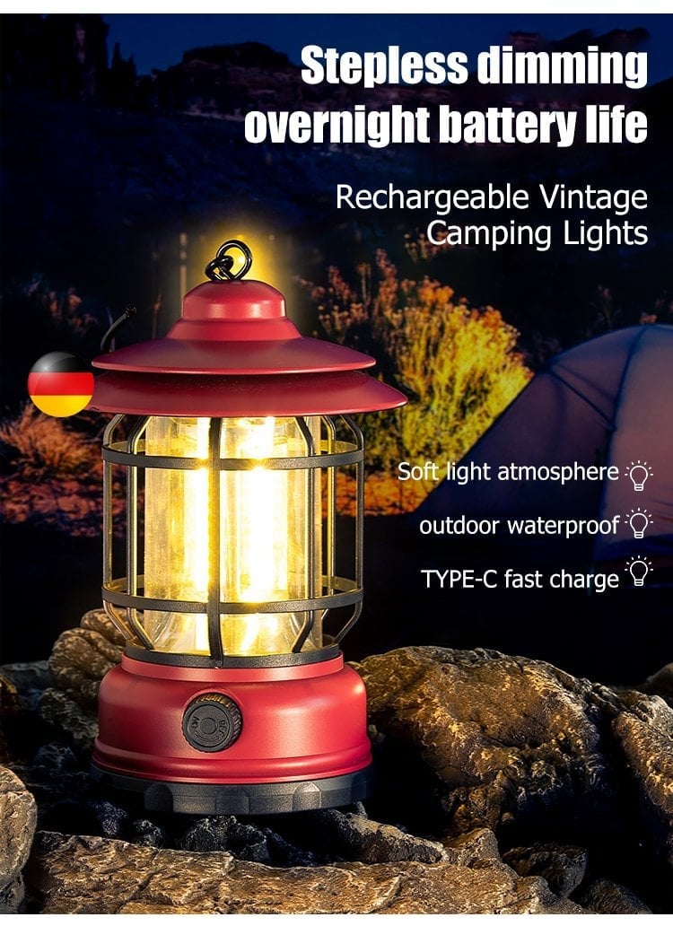 🔥2023 New Year's Promotion-Portable Retro Camping Lamp