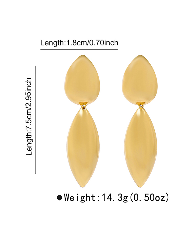Geometric Drop Earrings