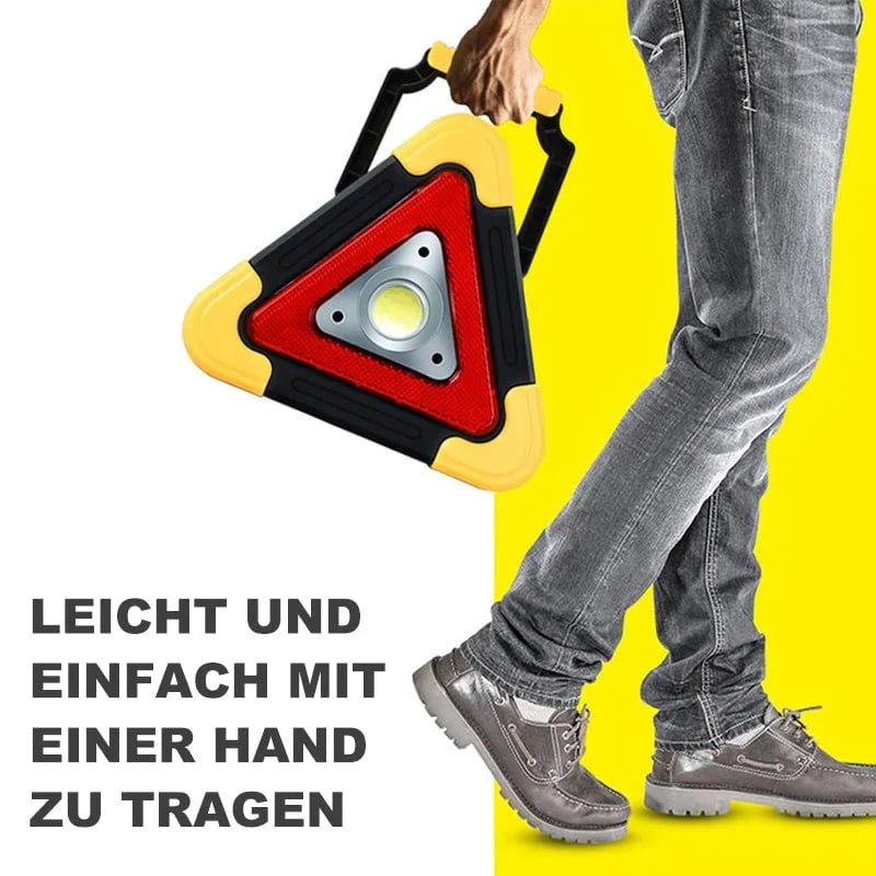 Solar dreieckiges Warnlicht