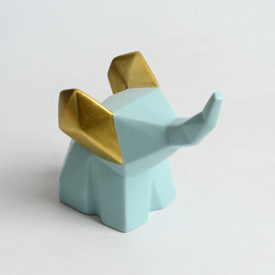 customized animal statue ceramic figurine elephant home decor