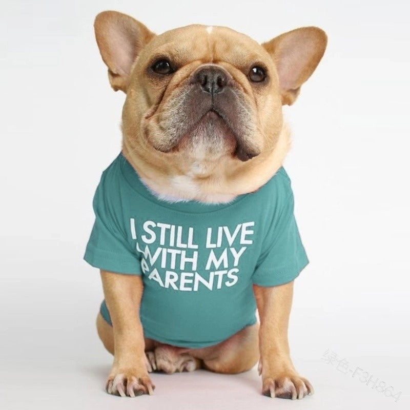 Fashion Cloth Letter Pet Clothing 1 Piece