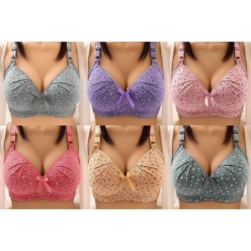Plus Size Bra Women Underwear Wire Free Comfort  Soft Thin Breathable(Buy 2 FREE SHIPPING)