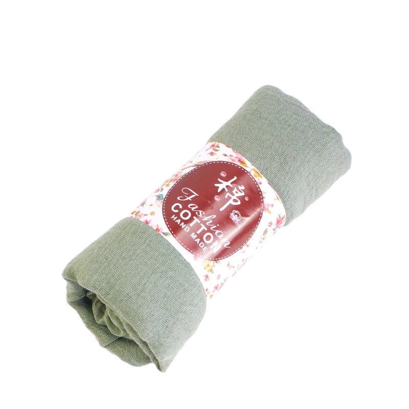 Breathable Cotton And Linen Covered Scarf Scarf Scarf Ethnic Style Covered Turban Hat