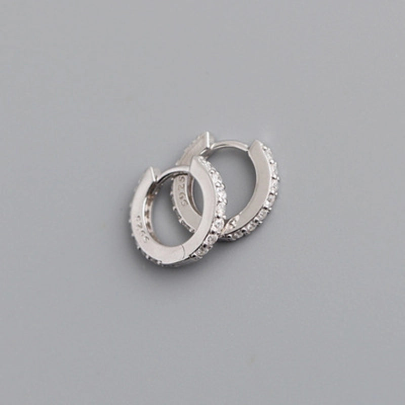 2 Pieces Minimalist Geometric Copper Plating Ear Studs 1 Pair