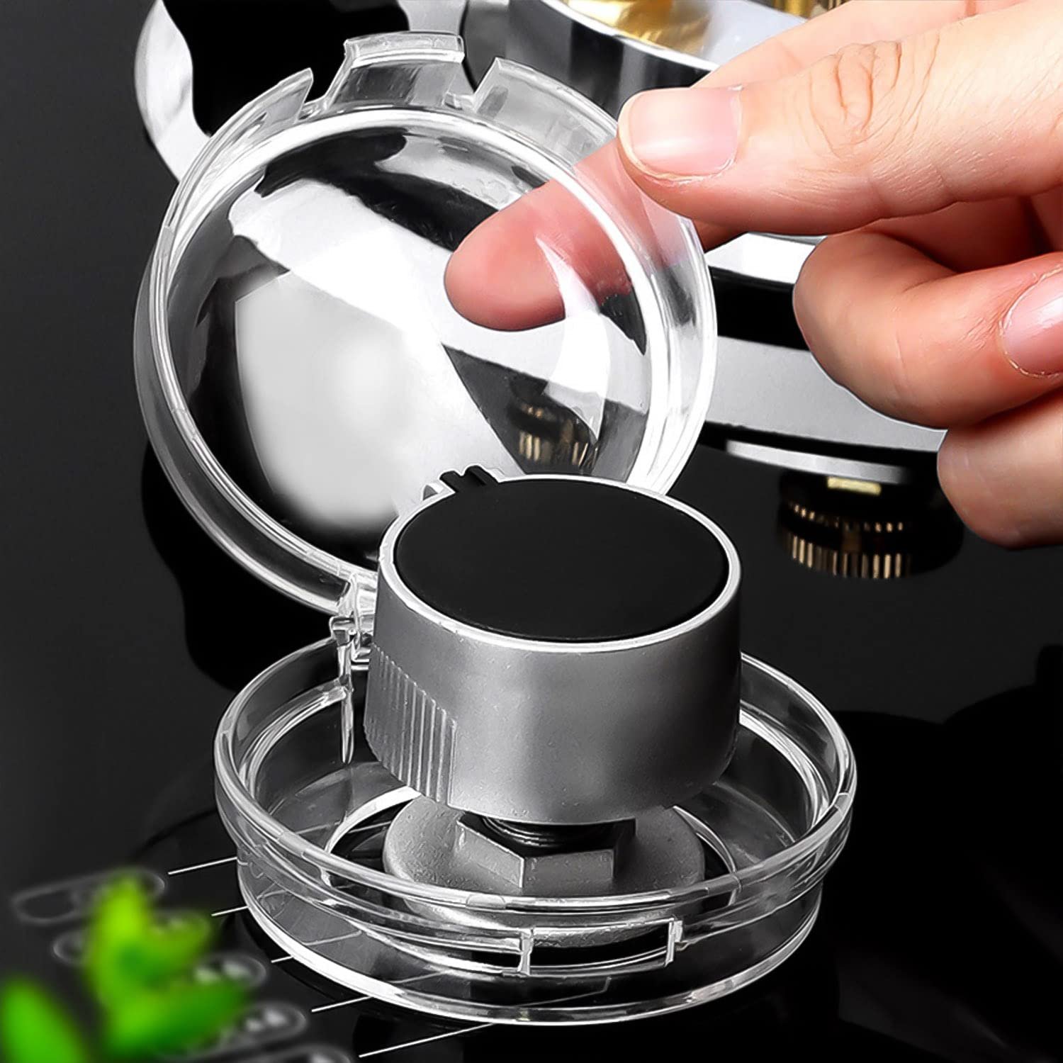 Transparent Gas Stove Knob Cover