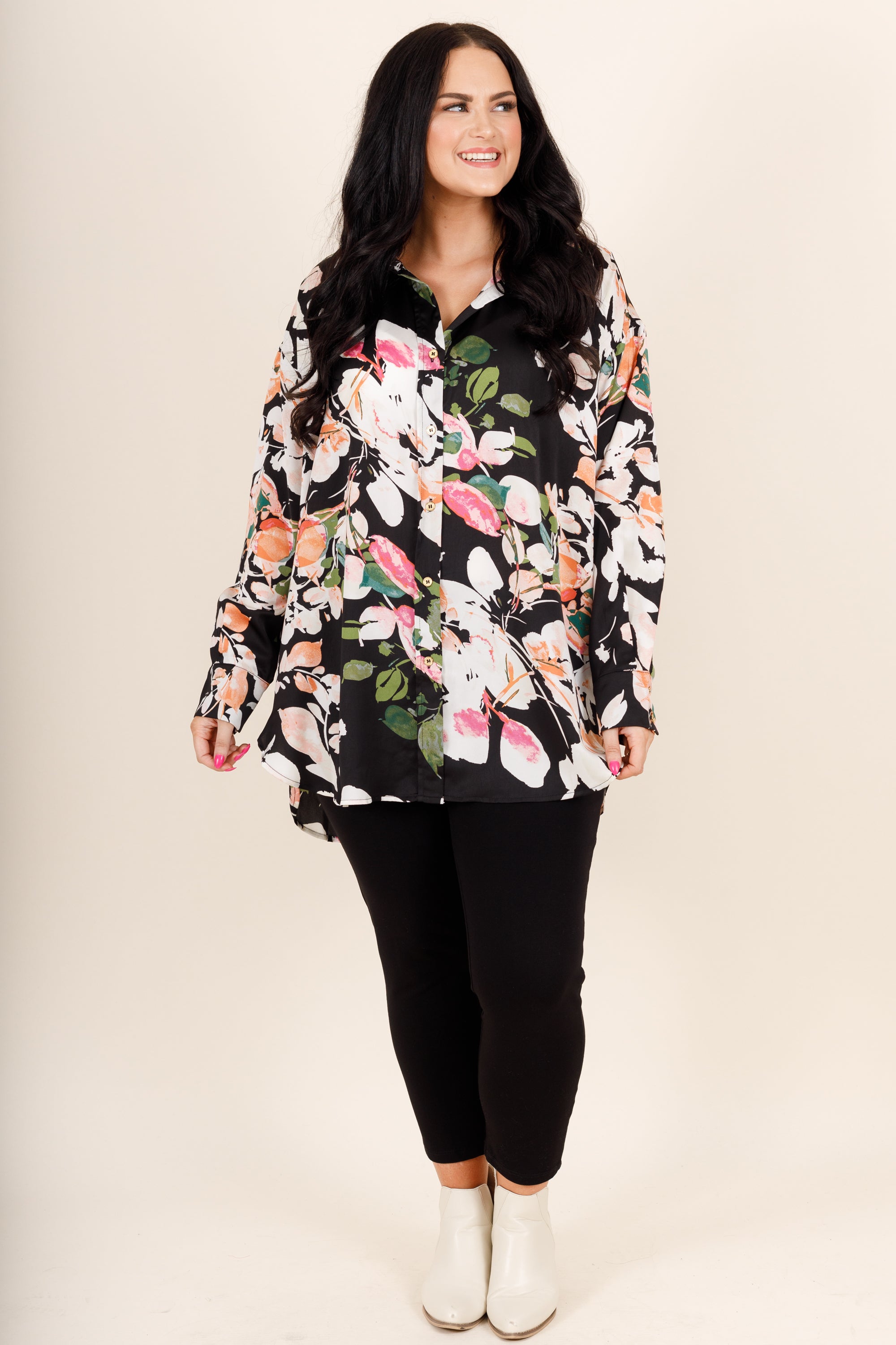 Watch Me Blouse. Black