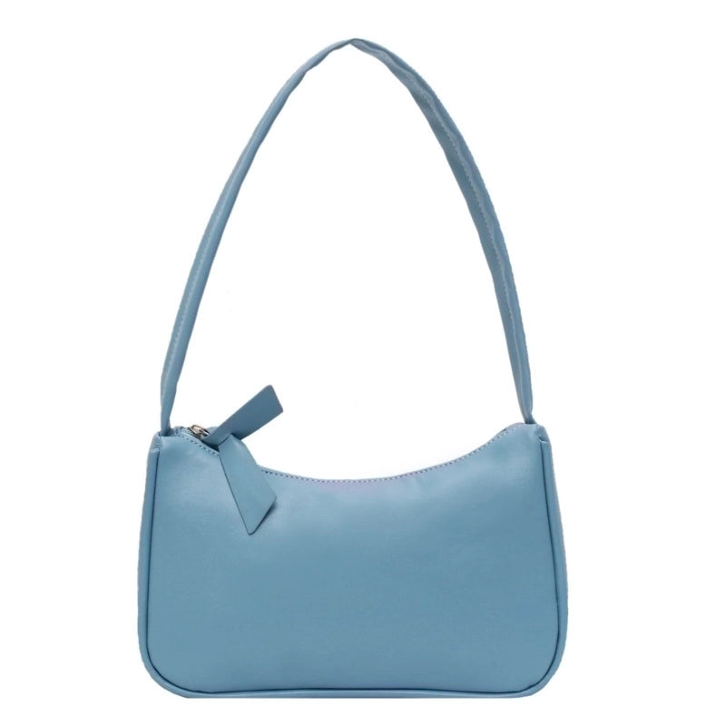 Medium Pu Leather Fashion Underarm Bag Hander Bag