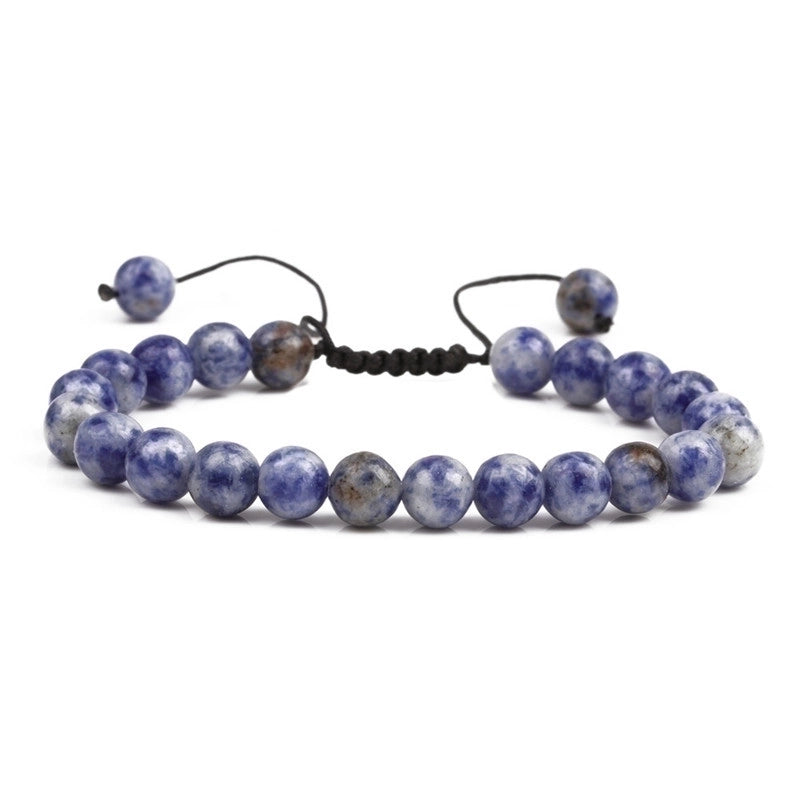 Fashion Geometric Agate No Inlaid Natural Stone Bracelet In Bulk