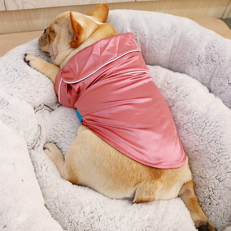 Soft Silk Dog Cat Pajamas