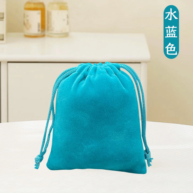 100 Pieces Factory Flannel Jewelry Packaging Bag Buddha Beads Jewelry Play Bag Brocade Bag Gift Bag Drawstring Bag