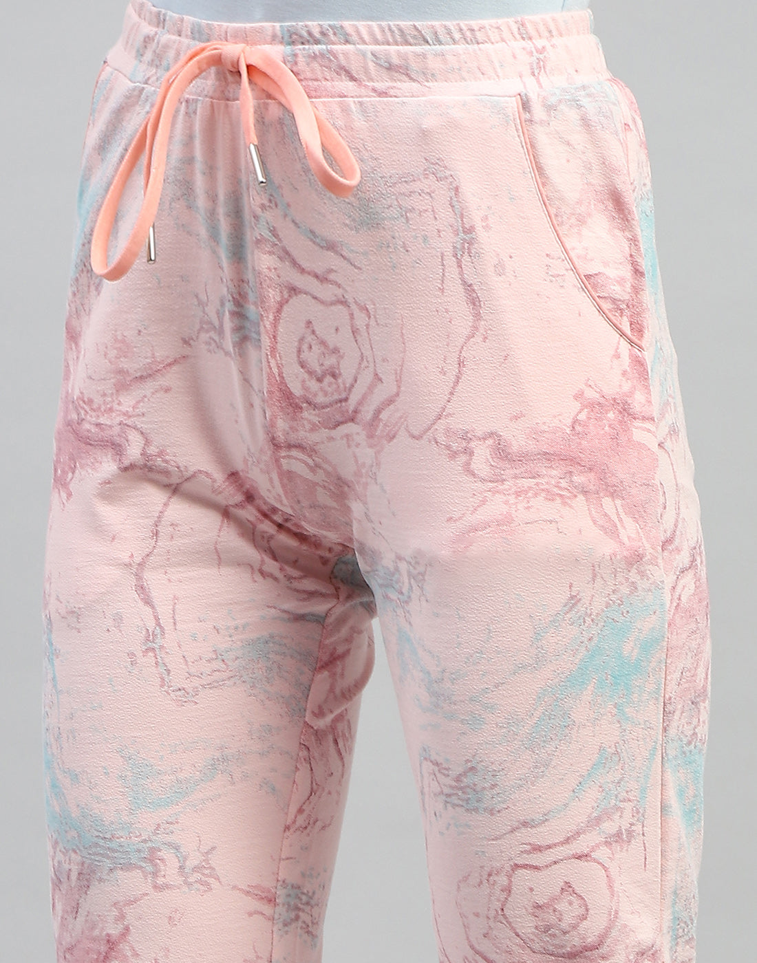 Women Pink Printed Regular Fit Lower