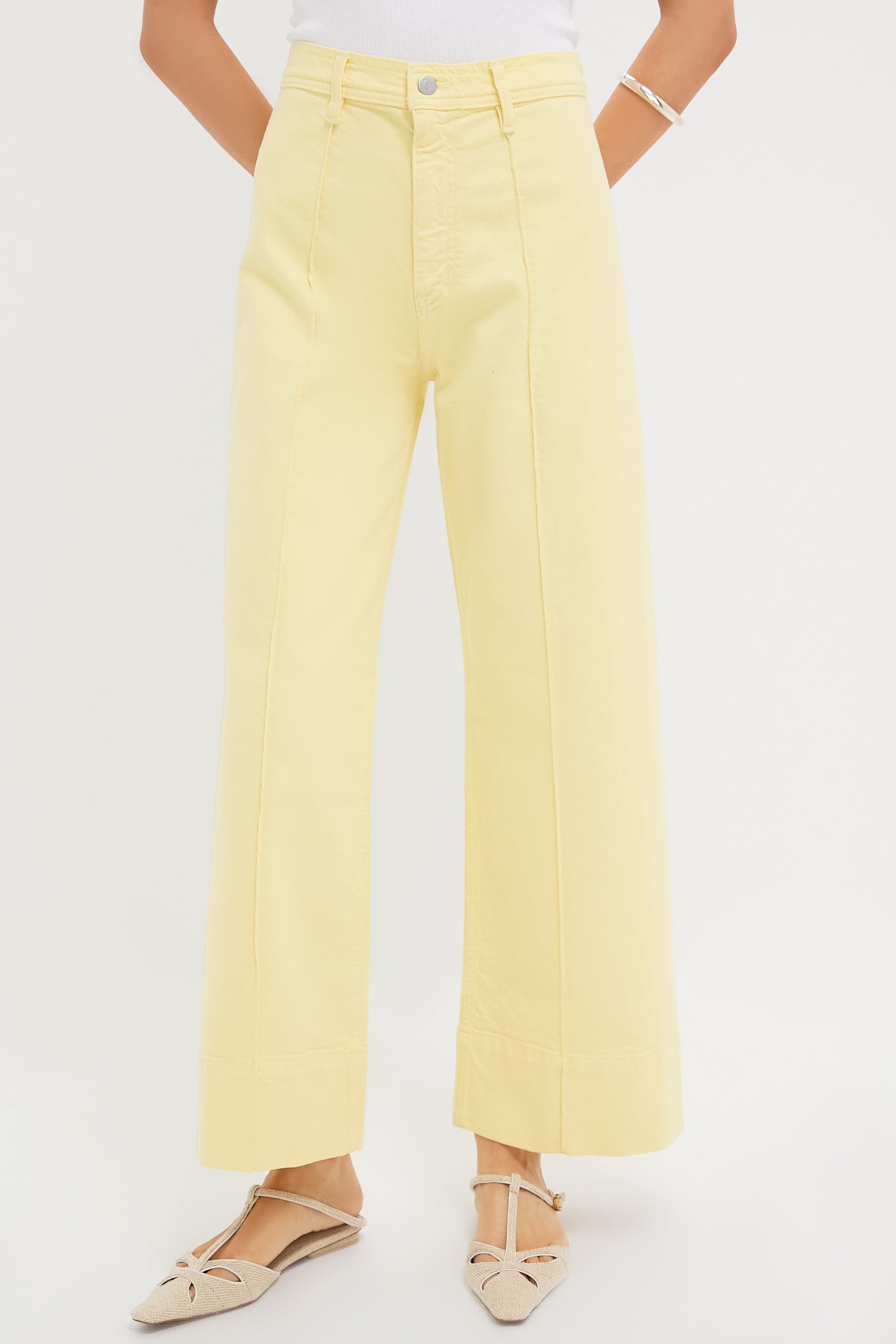 Buttercup Penny Ankle Pintuck High Rise Wideleg