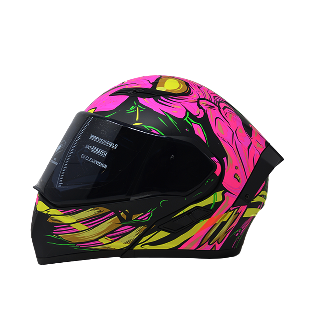 Casco Kov Estelar Zombie Rosa