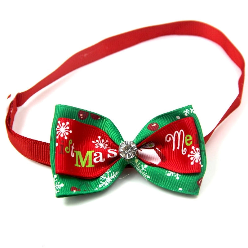 Christmas Single-Sided Velvet Christmas Letter Pet Accessories