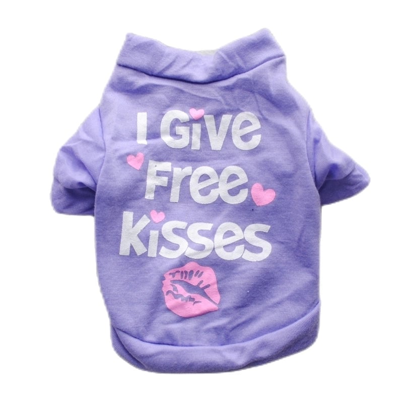 Sales Puppy Clothes Spring And Summer Short Sleeved T-shirt