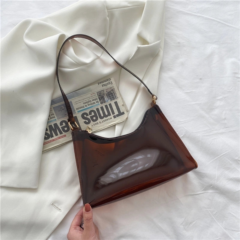 Fashion Simple Transparent Jelly Bag