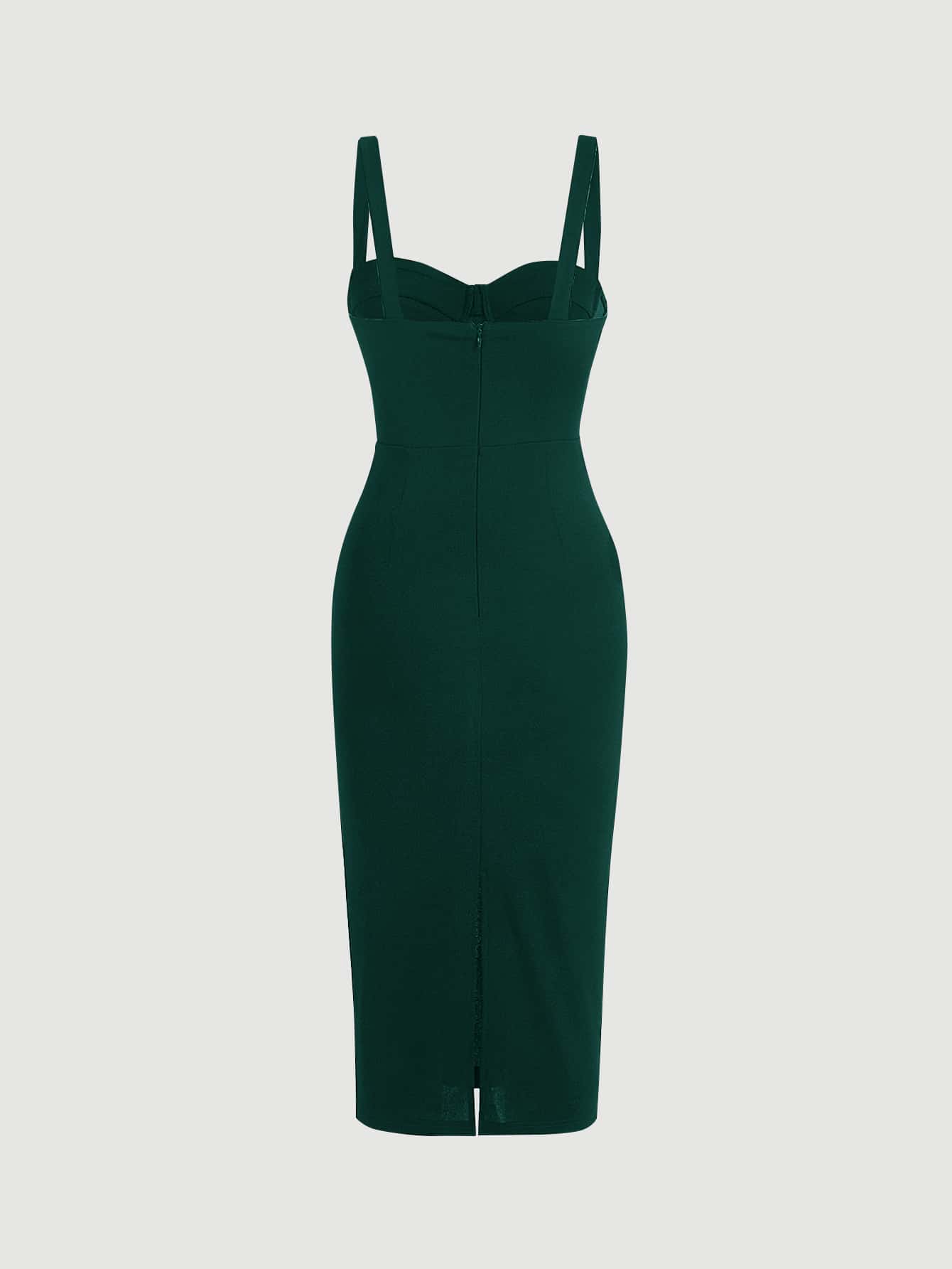 Belle Split Back Bodycon Dress(Clearance Sale)