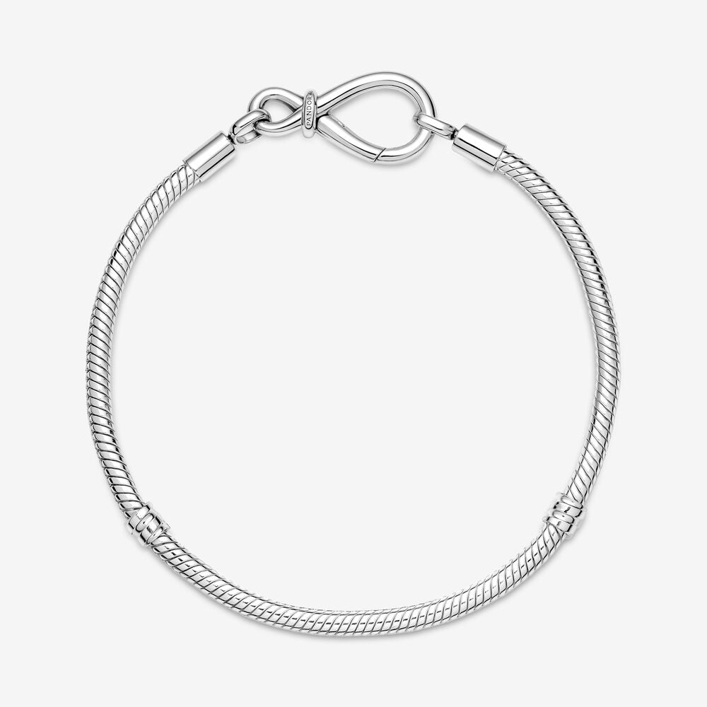 Pandora Moments Infinity Knot Snack Chain Bracelet