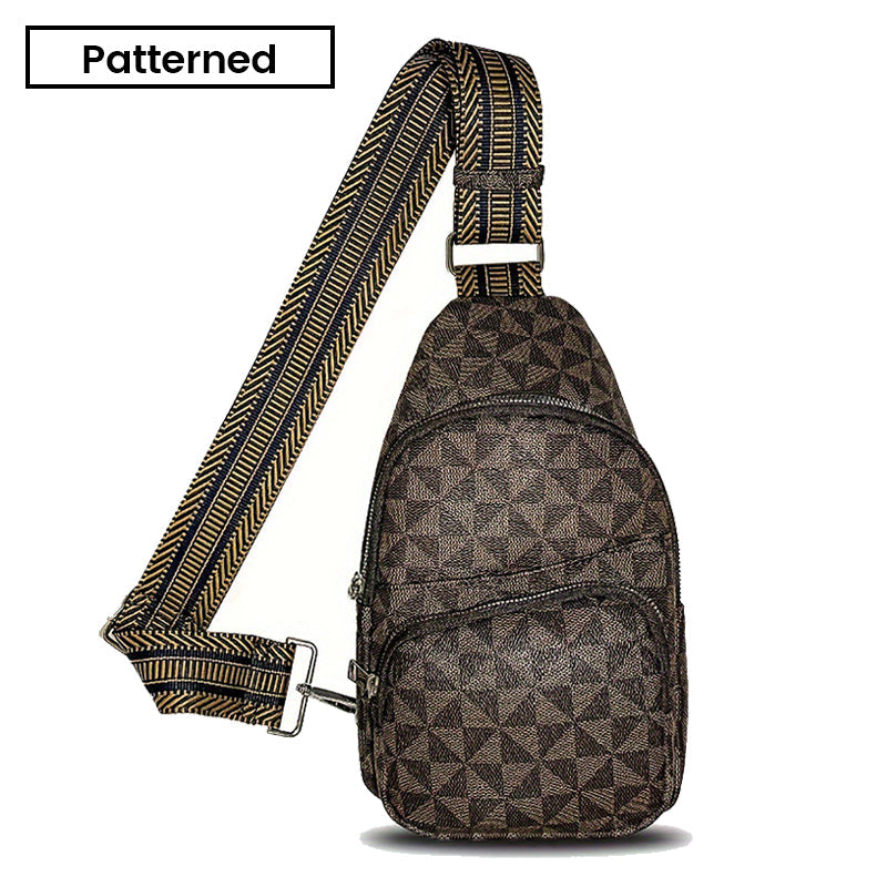 Small Faux Leather Women's Sling Bag