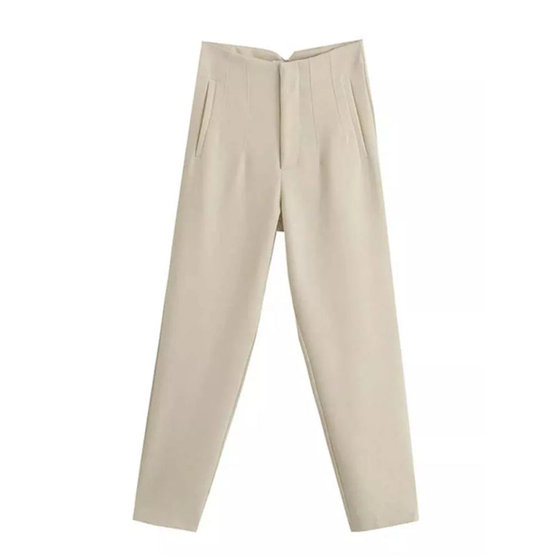 High Waist Office Fashion Wear Pants For Women