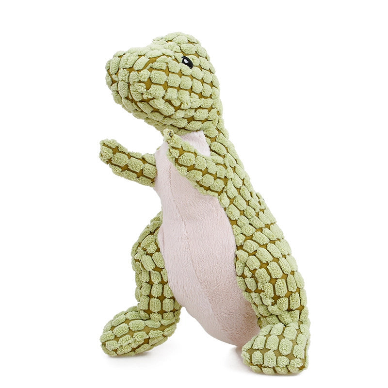 Cute Dog Teething Corduroy Sounding Plush Toy