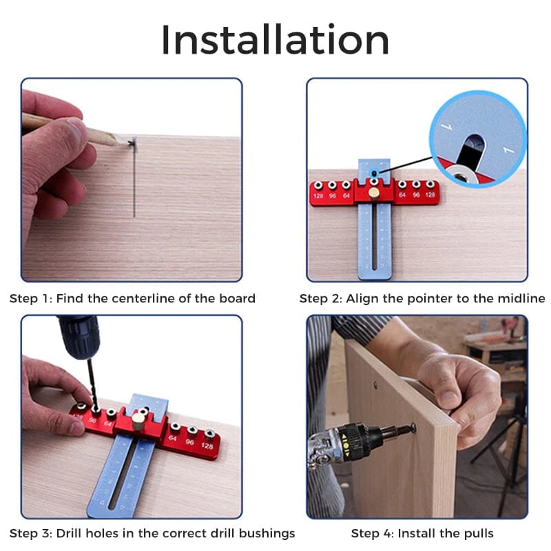 Saker Cabinet Hardware Doweling Jig