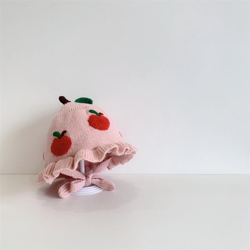 Girl's Cartoon Style Sweet Minimalist Fruit Bucket Hat