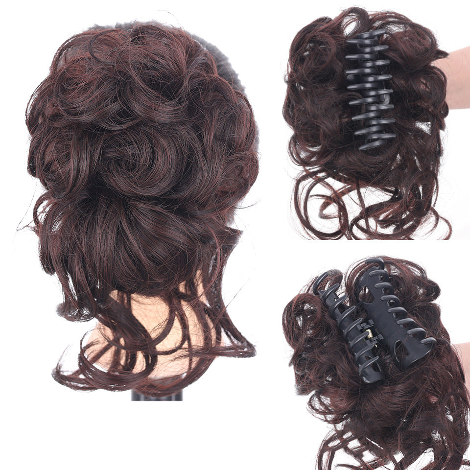 💥Hot Sale 💥- Haarstuk voor rommelige knot. golvende krullende chignon paardenstaart voor dagelijks gebruik