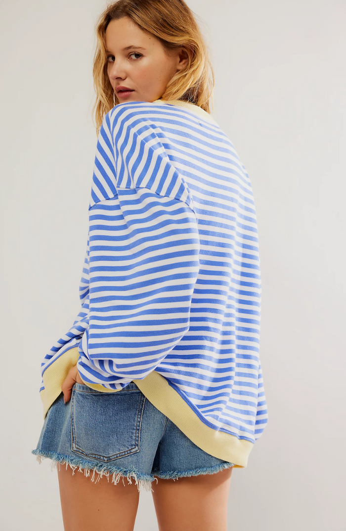 Lucy™ | Striped sweater in plus size