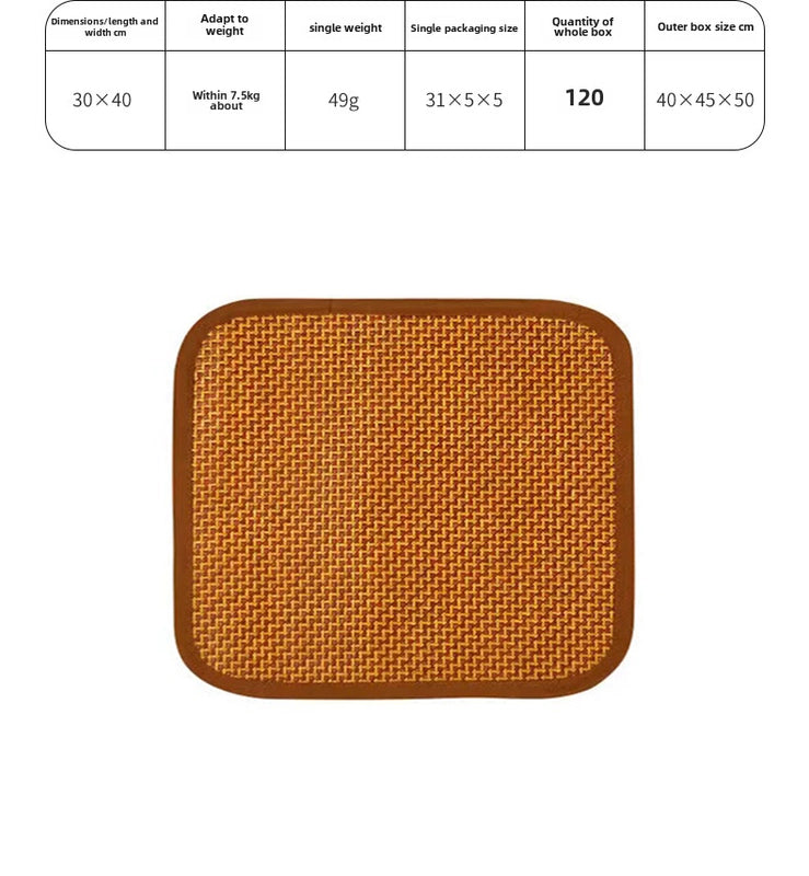 Pet Ice Mat Summer Summer Summer Mat Dog Mat Washable Rattan Mat Clear Summer Mat