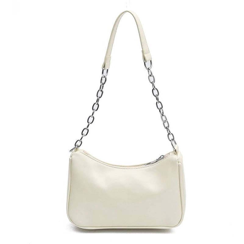 Women's Medium Polyester Solid Color Basic Classic Style Multicolor Square Zipper Square Bag