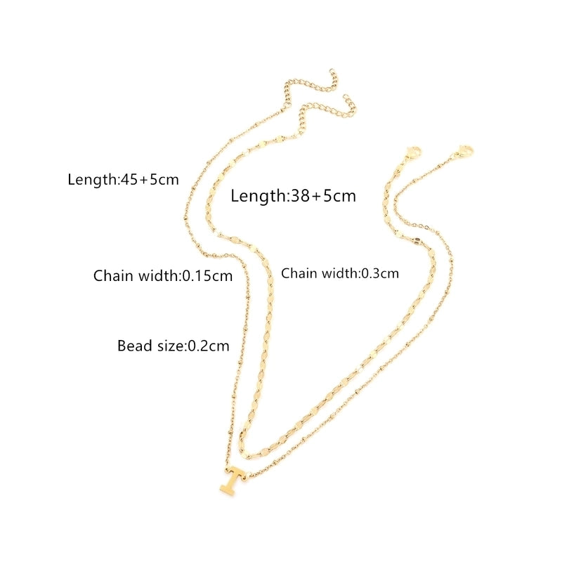 Casual Business Classic Style Letter 201 Stainless Steel 304 Stainless Steel Pendant Necklace