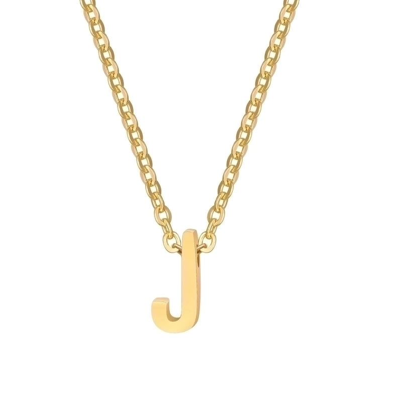 Minimalist Letter Stainless Steel Gold Plated Plating