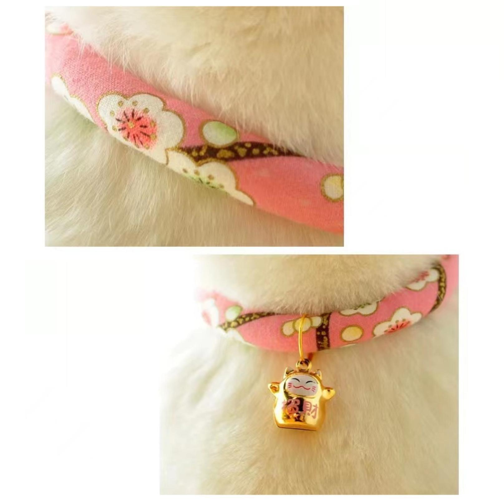 Japanese Style Flower Fusion Pet Collar