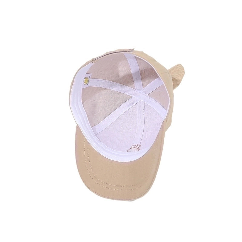 Children Unisex Cartoon Style Rabbit Embroidery Baseball Cap