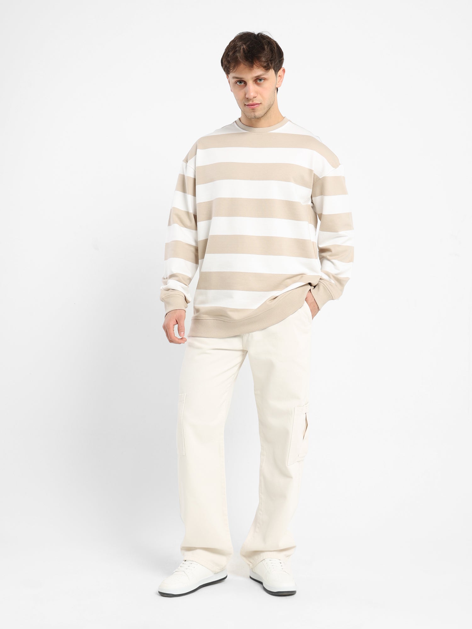 Casual Short-Sleeve Sweatshirt