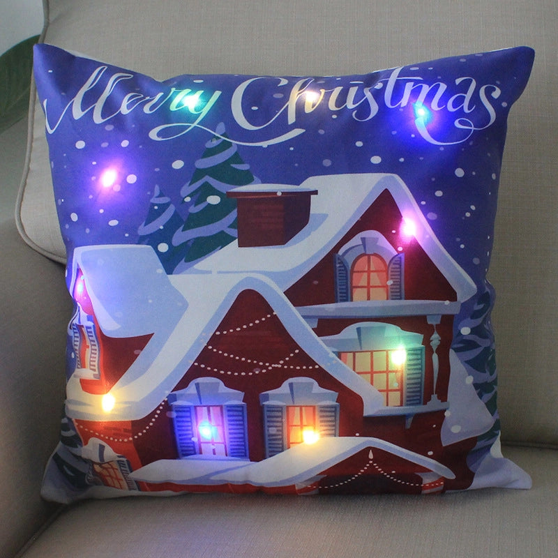 Fashion Santa Claus Plush Pillow Cases