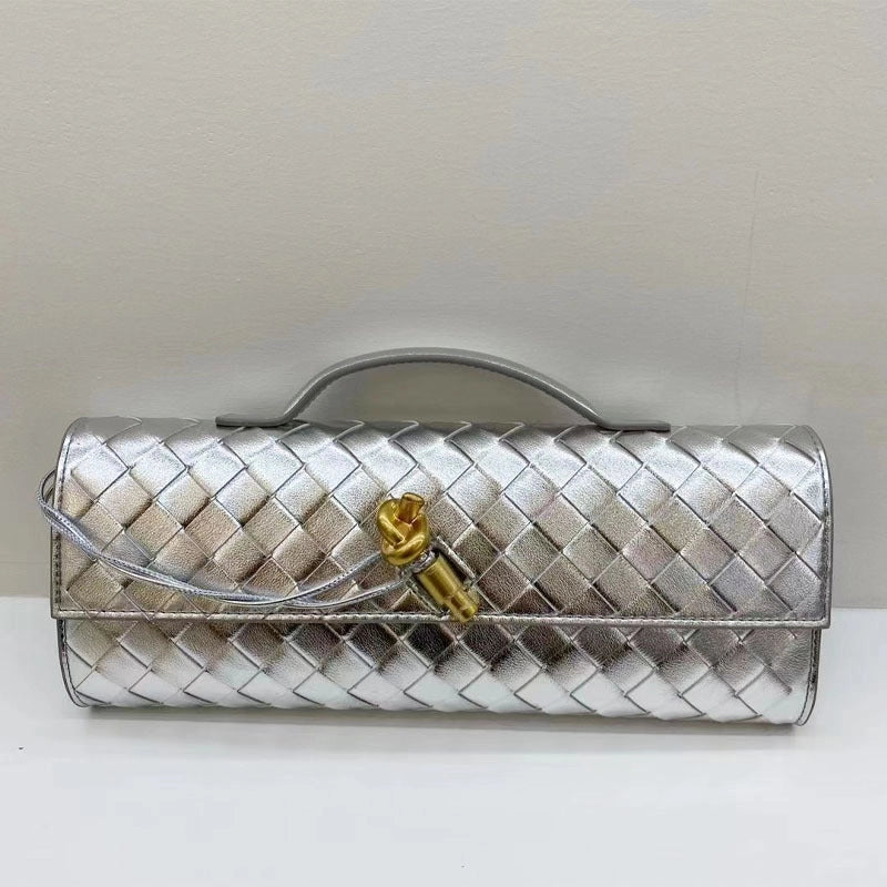 Women's Leather Solid Color Streetwear Square Flip Cover Envelope Bag