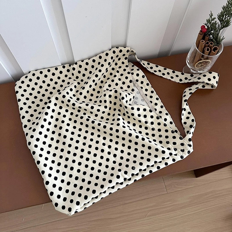 Niche Canvas Bag For Women 2024 New Summer Design Sense High Quality Artistic Floral Canvas Bag