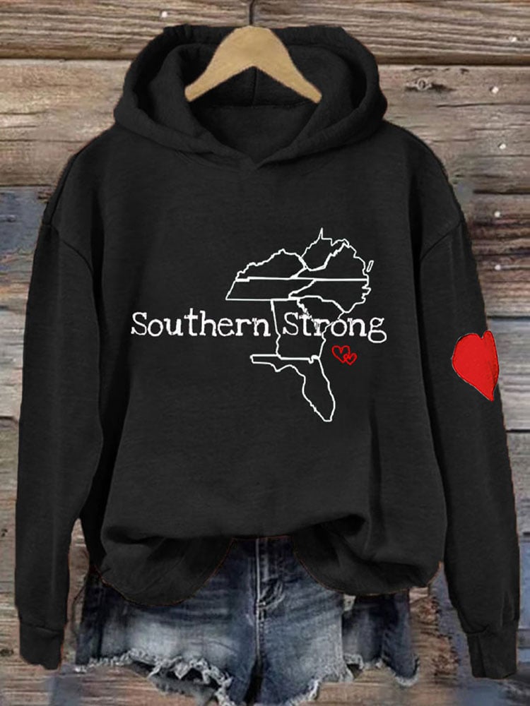 Women's Hurricane Helene Southern Strong Printed Sweatshirt