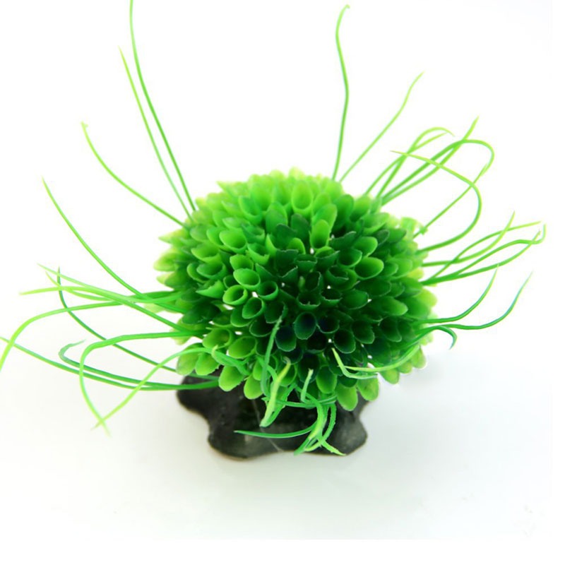 Artificial Green Plant Ornament For Aquarium