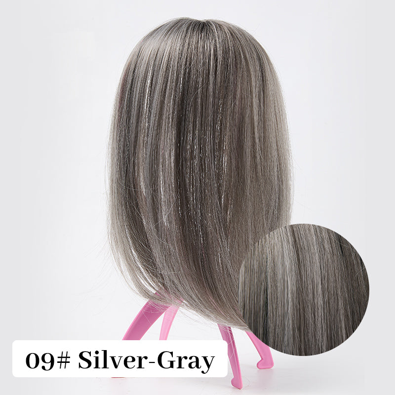 50% Christmas Discount🎅Natural Hair Toppers with Bangs for Women🛒