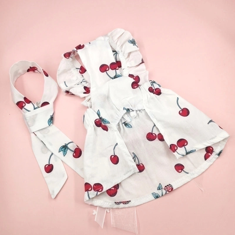 Cute Cotton Cherry Pet Clothing